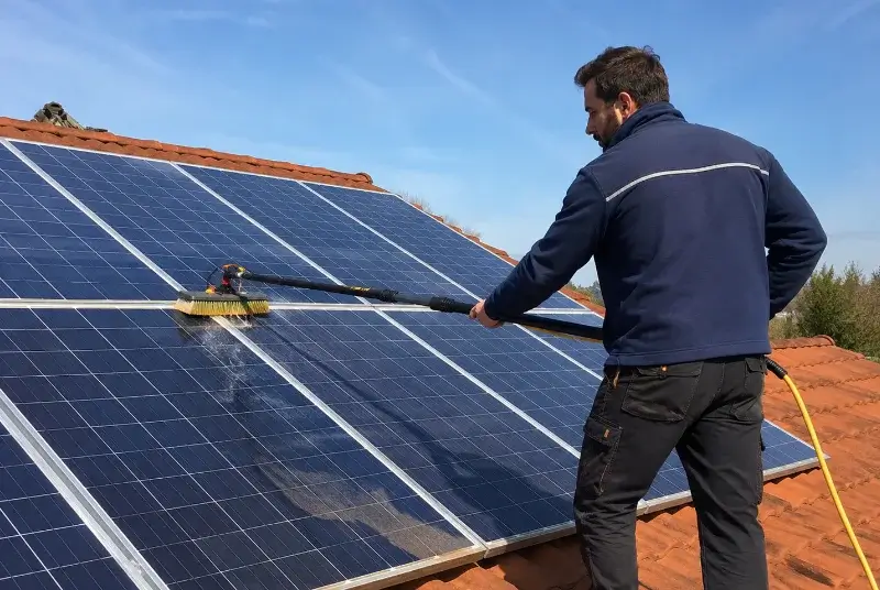 Nettoyage et entretien de panneaux solaires à Gignac